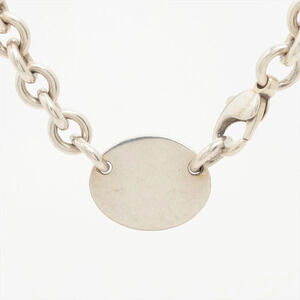 Tiffany Co to Oval Necklace Sterling Silver